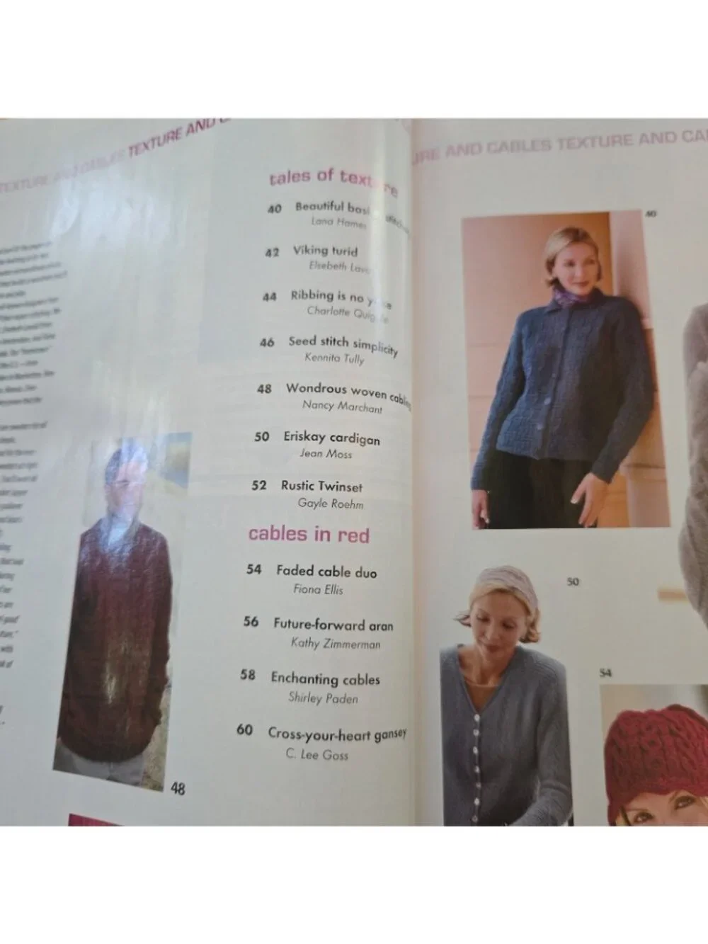Knitter's Magazine Fall 2000 Number 60 Sweater patterns Adult Surprise Jacket